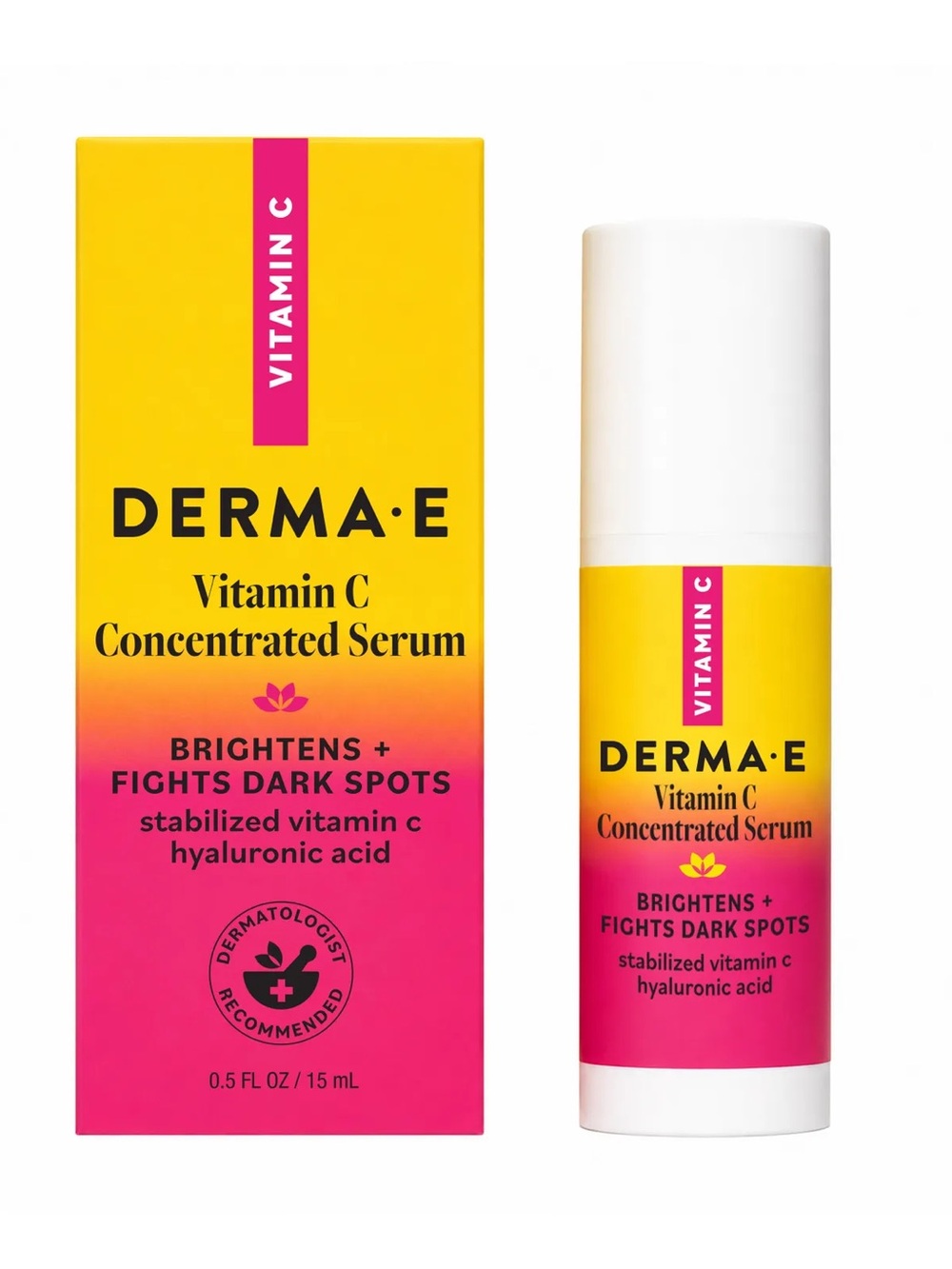 DERMA E || Vitamin C Concentrated Serum - Brightens Dark Spots, 15mL *NIB*